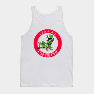 kiss me i'm irish by cricket Tank Top